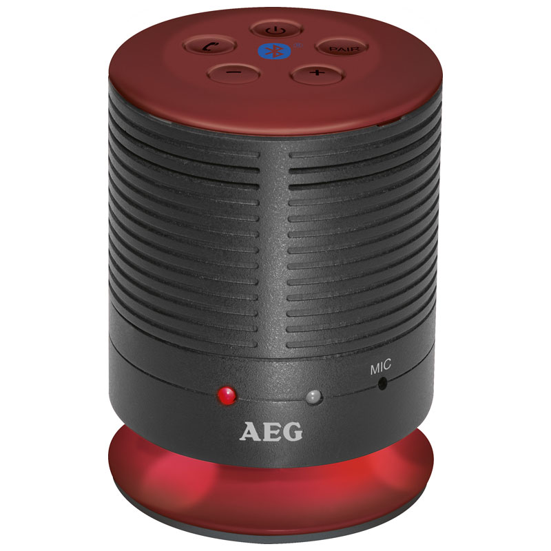 AEG Altavoz bluetooth BSS 4809 Rojo