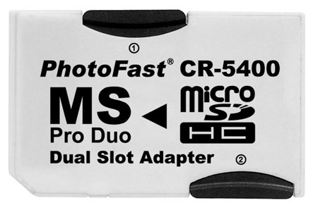 Adaptador doble CR-5400 Micro Sd a Pro D